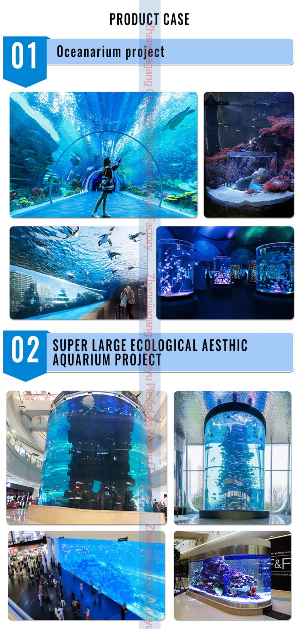 Super Particular Acrylic Aquarium Tanks Panel