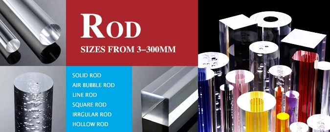 Plastic Rod Acrylic Tube Rod Plexiglass Rod