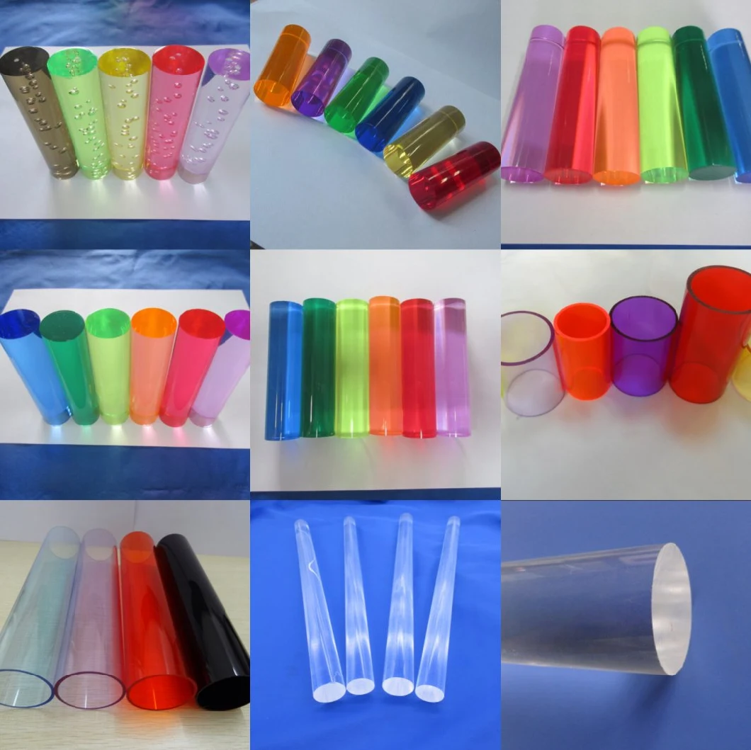 Hot Sale Colored Lowes Acrylic Plexiglass Rod, Popular Plexiglass Curtain Rods