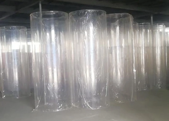 Cilindro acrilico trasparente con diametro da 50 a 1800 mm, tubo acrilico colato in plexiglass PMMA