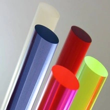 Bastone acrilico trasparente rotondo Cina/bastone in plexiglas